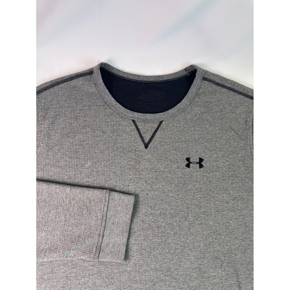 Under Armour Other - Under Armour Men's Long Sleeve Shirt - Gray with Black Logo